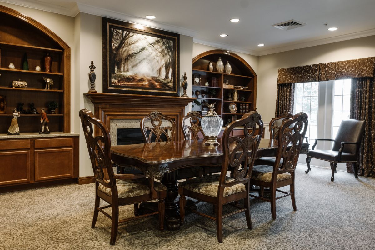 Library at the Park place at Wingham