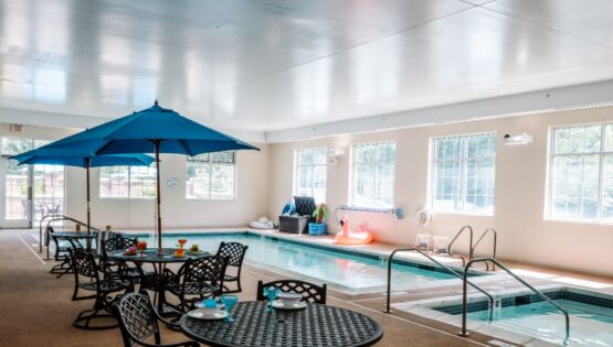 indoor pool at the Park Place at Wingham