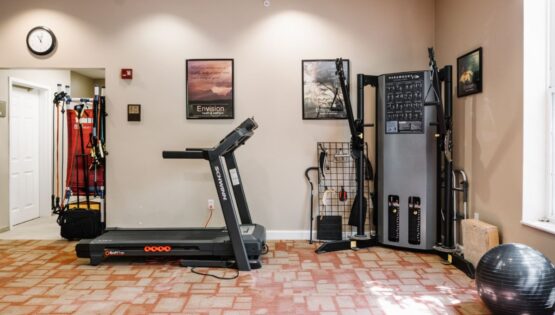 fitness center at the Park Place at Wingham