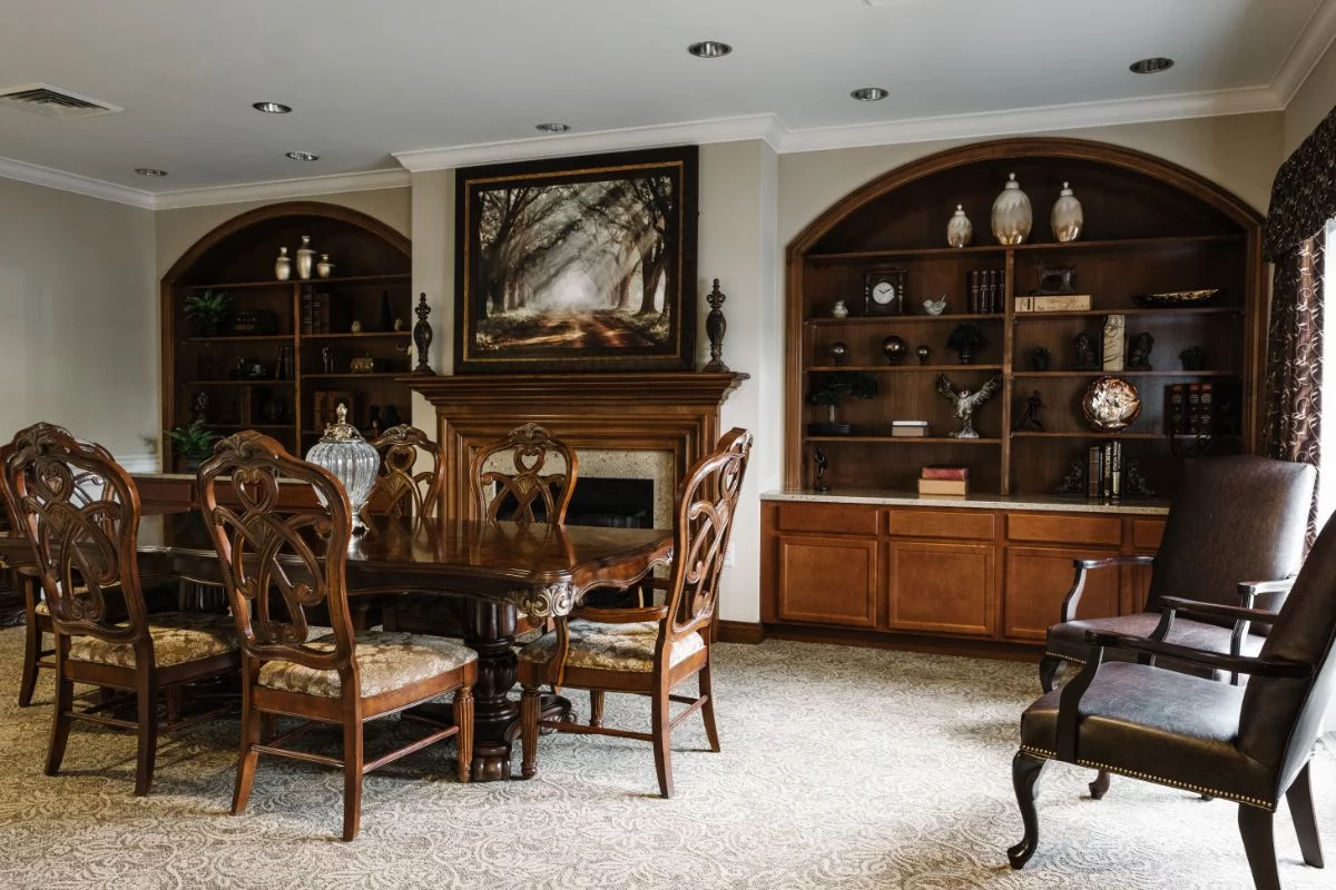 Library at the Park place at Wingham