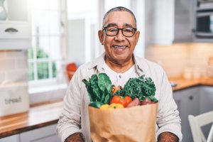 Older Adult with Groceries